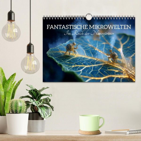 Produktbild: Fantastische Mikrowelten. Im Reich der Nanog&auml;rtner (Wandkalender 2027 DIN A4 quer), CALVENDO Monatskalender