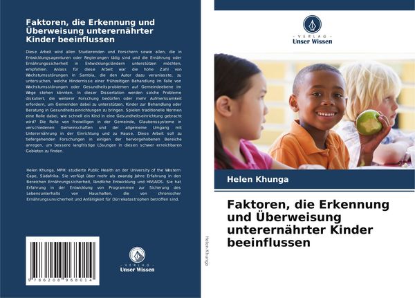 Produktbild: Faktoren, die Erkennung und &Uuml;berweisung unterern&auml;hrter Kinder beeinflussen
