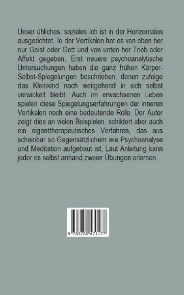 Produktbild: Das vertikale Ich