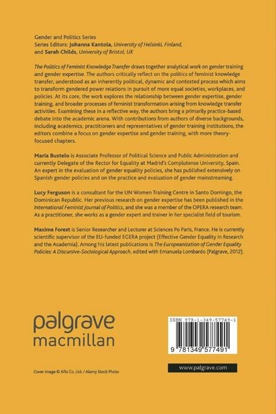 Produktbild: The Politics of Feminist Knowledge Transfer