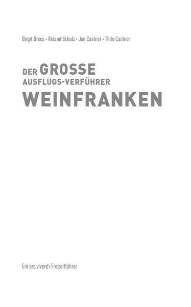 Produktbild: Der große Ausflugs-Verführer Weinfranken