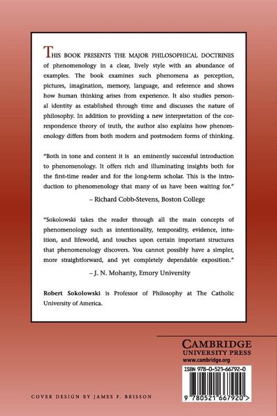 Produktbild: Introduction to Phenomenology