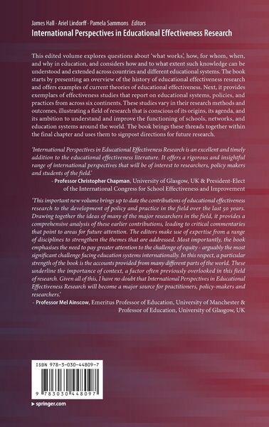 Produktbild: International Perspectives in Educational Effectiveness Research