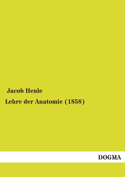 Produktbild: Lehre der Anatomie (1858)