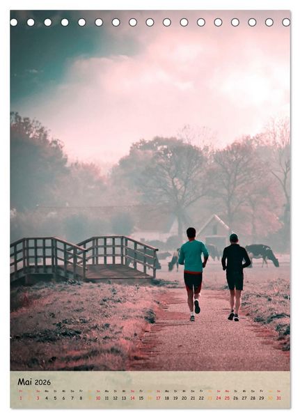 Produktbild: Joggen - mein Sport (Tischkalender 2026 DIN A5 hoch), CALVENDO Monatskalender