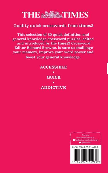 Produktbild: The Times Quick Crossword Book 4