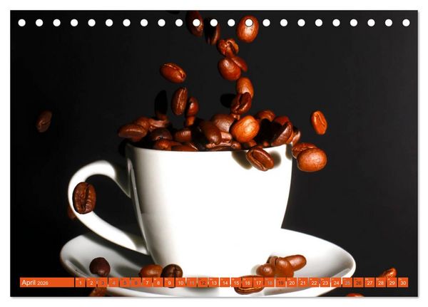 Produktbild: Kaffee (Tischkalender 2026 DIN A5 quer), CALVENDO Monatskalender