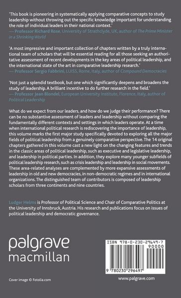 Produktbild: Comparative Political Leadership