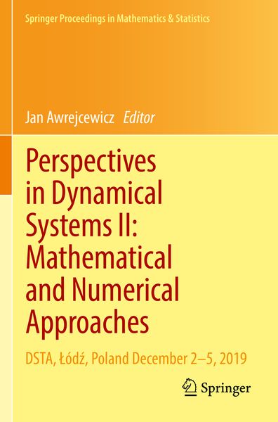 Produktbild: Perspectives in Dynamical Systems II: Mathematical and Numerical Approaches