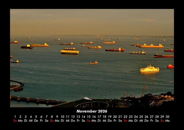 Produktbild: Schiffe 2026 Fotokalender DIN A3