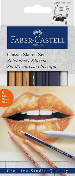 Produktbild: Faber-Castell Zeichenset Klassik Monochrome