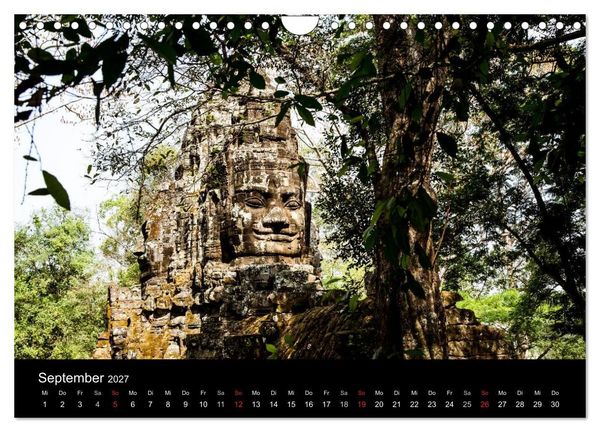 Produktbild: Tempel rund um Angkor Wat (Wandkalender 2027 DIN A4 quer), CALVENDO Monatskalender
