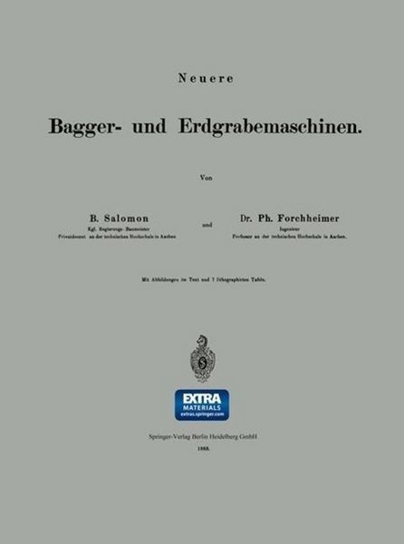 Produktbild: Neuere Bagger- und Erdgrabemaschinen