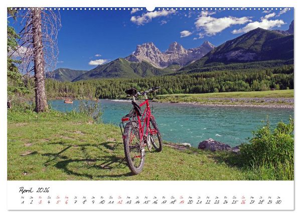 Produktbild: Abenteuer Radreisen (hochwertiger Premium Wandkalender 2026 DIN A2 quer), Kunstdruck in Hochglanz