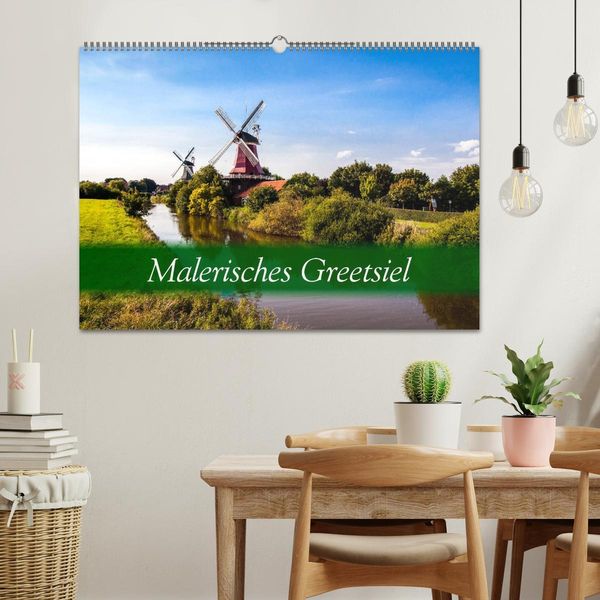Produktbild: Malerisches Greetsiel (Wandkalender 2026 DIN A2 quer), CALVENDO Monatskalender