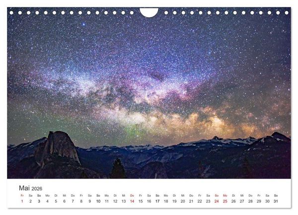 Produktbild: Yosemite - Einzigartige Naturspektakel (Wandkalender 2026 DIN A4 quer), CALVENDO Monatskalender