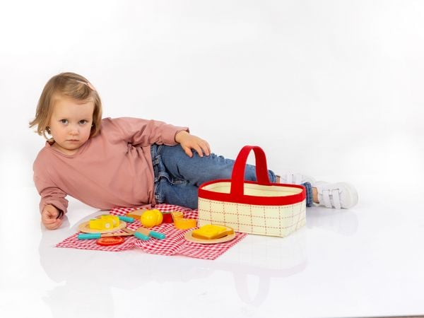 Produktbild: SpielMaus K&uuml;che Picknick Korb, 18 Teile