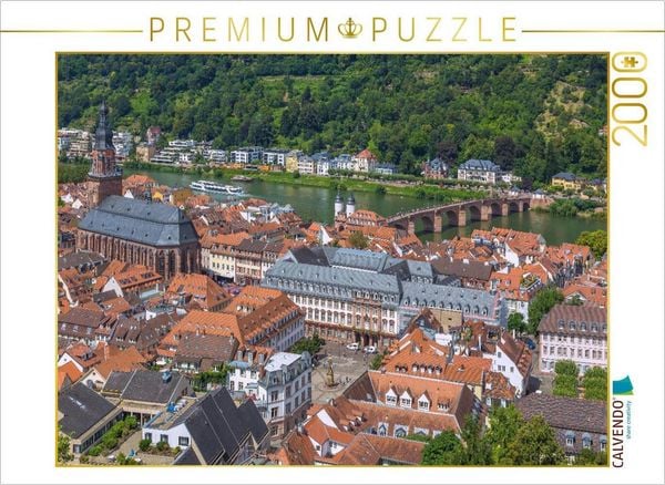 CALVENDO Puzzle Heidelberg am Neckar | 2000 Teile Lege-Größe 90x67cm Foto-Puzzle für glückliche Stunden