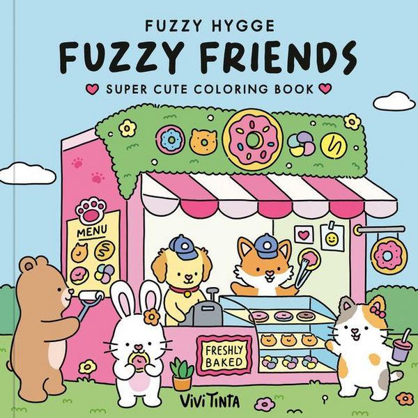 Produktbild: Fuzzy Hygge: Fuzzy Friends Coloring Book