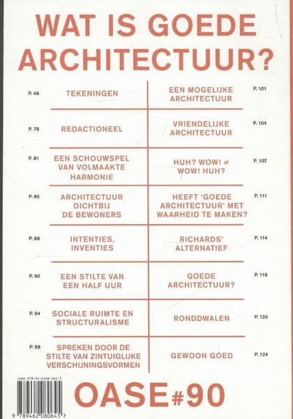 Produktbild: Oase 90 What Is Good Architect