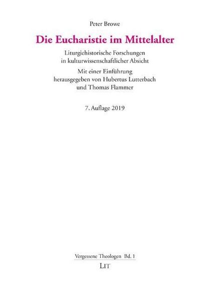Produktbild: Browe, P: Eucharistie im Mittelalter