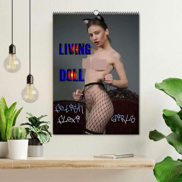 Produktbild: Living Doll - Fetish Flexi Girls (Wandkalender 2026 DIN A2 hoch), CALVENDO Monatskalender