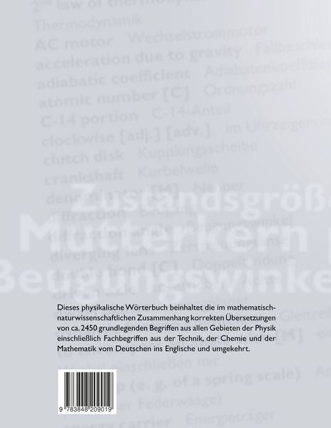 Produktbild: Fachw&ouml;rterbuch Physik