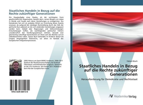 Produktbild: Staatliches Handeln in Bezug auf die Rechte zuk&uuml;nftiger Generationen