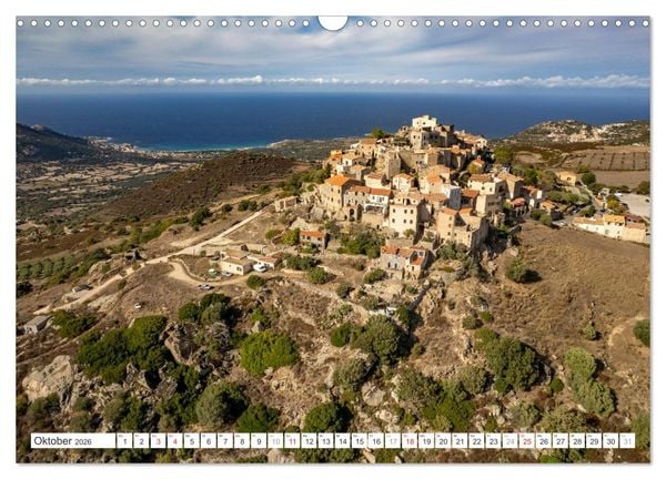 Produktbild: Korsika - Calvi und die Balagne (Wandkalender 2026 DIN A3 quer), CALVENDO Monatskalender