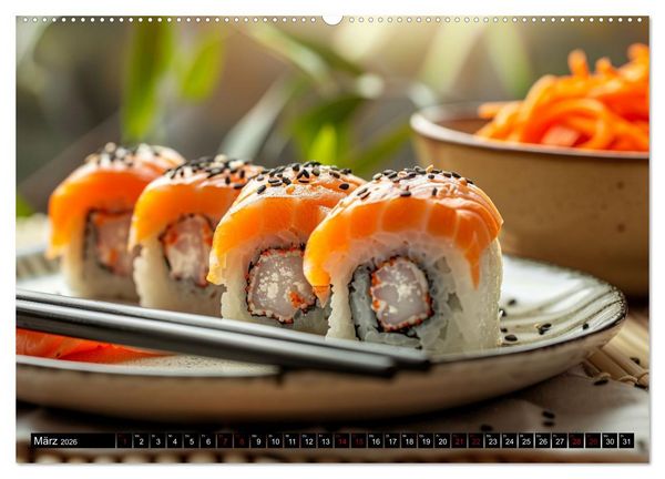 Produktbild: Sushi Zauber (Wandkalender 2026 DIN A2 quer), CALVENDO Monatskalender