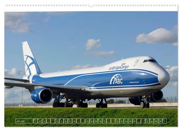 Produktbild: Boeing 747 - die K&ouml;nigin der L&uuml;fte (Wandkalender 2026 DIN A2 quer), CALVENDO Monatskalender