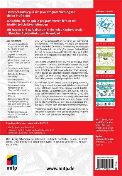 Produktbild: Java f&uuml;r Kids