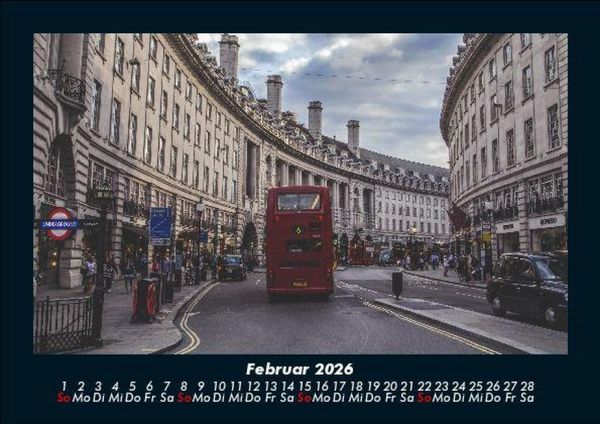 Produktbild: London 2026 Fotokalender DIN A5