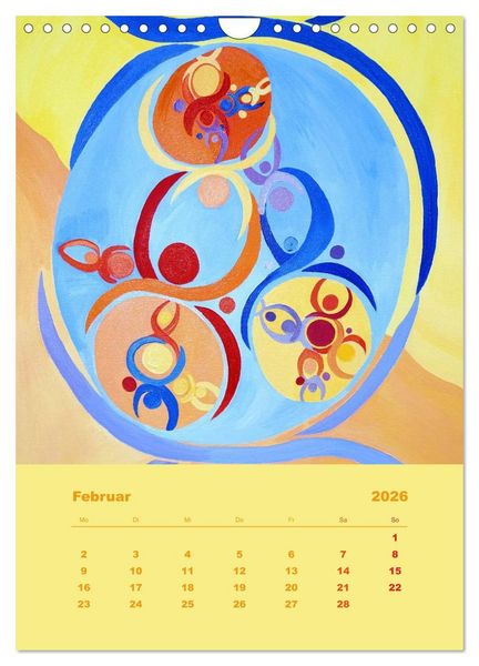 Produktbild: Licht ist bunt - Malerei in Acryl und Aqua &Ouml;l (Wandkalender 2026 DIN A4 hoch), CALVENDO Monatskalender