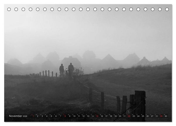 Produktbild: 54&deg;54'57"N 8&deg;19'51"E SYLT (Tischkalender 2026 DIN A5 quer), CALVENDO Monatskalender