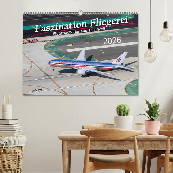 Produktbild: Faszination Fliegerei (Wandkalender 2026 DIN A2 quer), CALVENDO Monatskalender