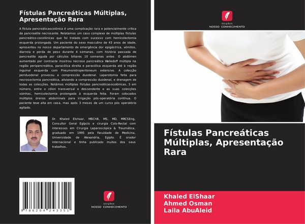 Produktbild: F&iacute;stulas Pancre&aacute;ticas M&uacute;ltiplas, Apresenta&ccedil;&atilde;o Rara