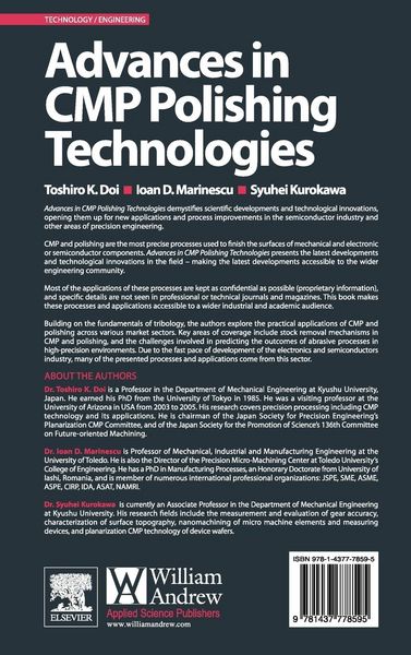 Produktbild: Advances in CMP/Polishing Technologies for the Manufacture of Electronic Devices