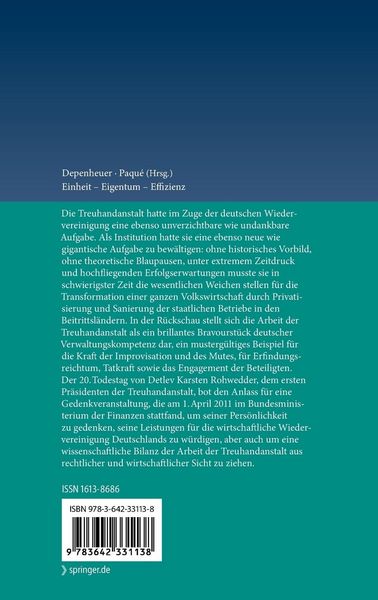 Produktbild: Einheit - Eigentum - Effizienz