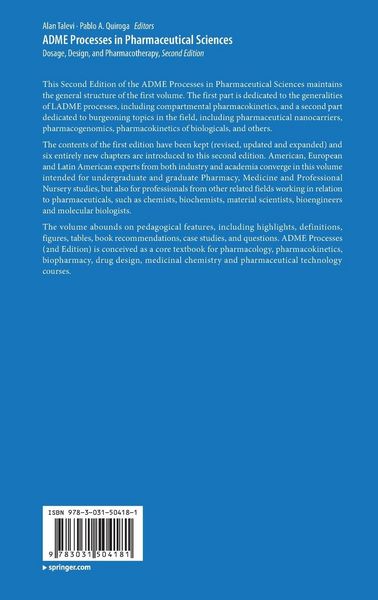 Produktbild: ADME Processes in Pharmaceutical Sciences