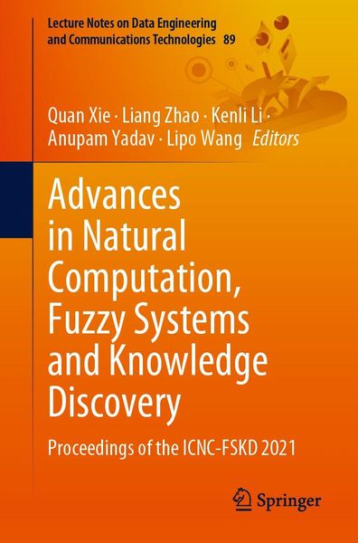 Produktbild: Advances in Natural Computation, Fuzzy Systems and Knowledge Discovery