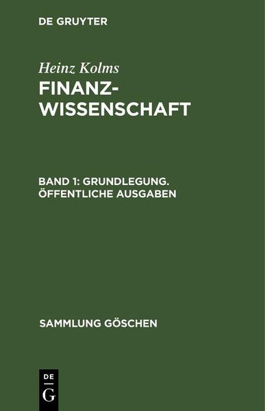 Produktbild: Grundlegung. &Ouml;ffentliche Ausgaben
