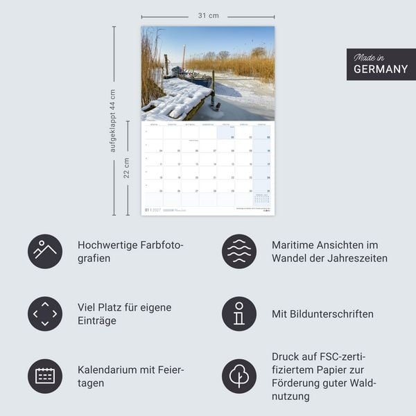 Produktbild: Usedom &hellip;meine Insel Kalender 2027