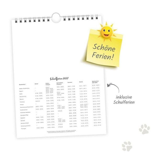 Produktbild: TR&Ouml;TSCH - Wochenkalender zum H&auml;ngen Katzen 2027