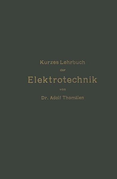Produktbild: Kurzes Lehrbuch der Elektrotechnik