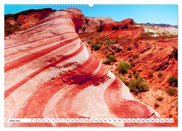 Produktbild: Glanzlichter der USA (hochwertiger Premium Wandkalender 2026 DIN A2 quer), Kunstdruck in Hochglanz