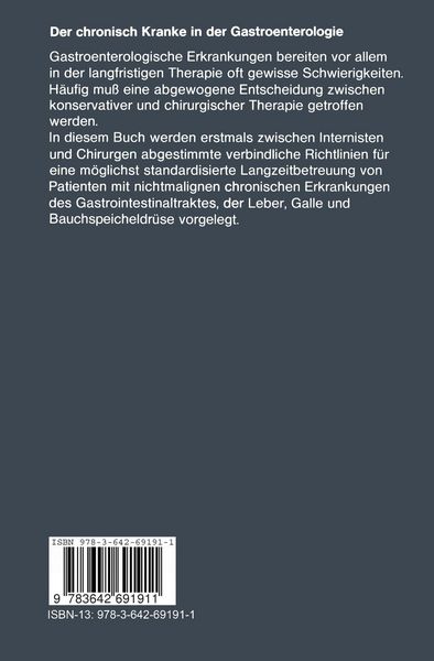 Produktbild: Der chronisch Kranke in der Gastroenterologie