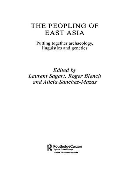 Produktbild: The Peopling of East Asia