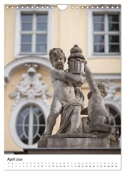Produktbild: Dresden - Beeindruckende Architektur (Wandkalender 2026 DIN A4 hoch), CALVENDO Monatskalender