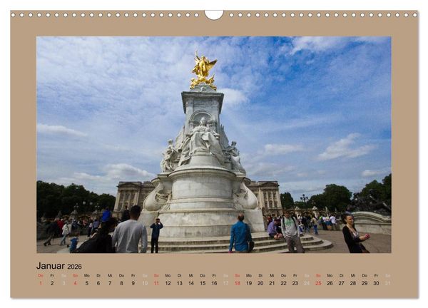 Produktbild: London (Wandkalender 2026 DIN A3 quer), CALVENDO Monatskalender